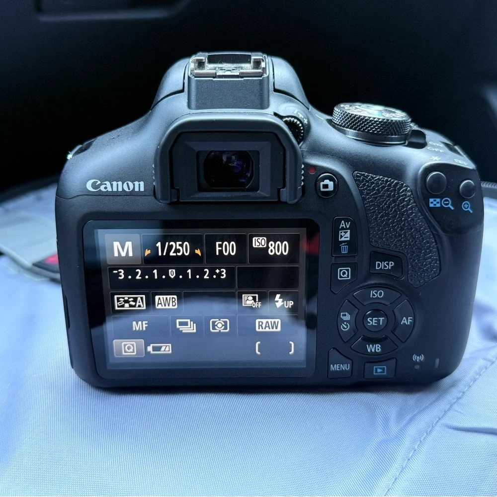 Canon EOS Rebel T7 Black Digital Camera